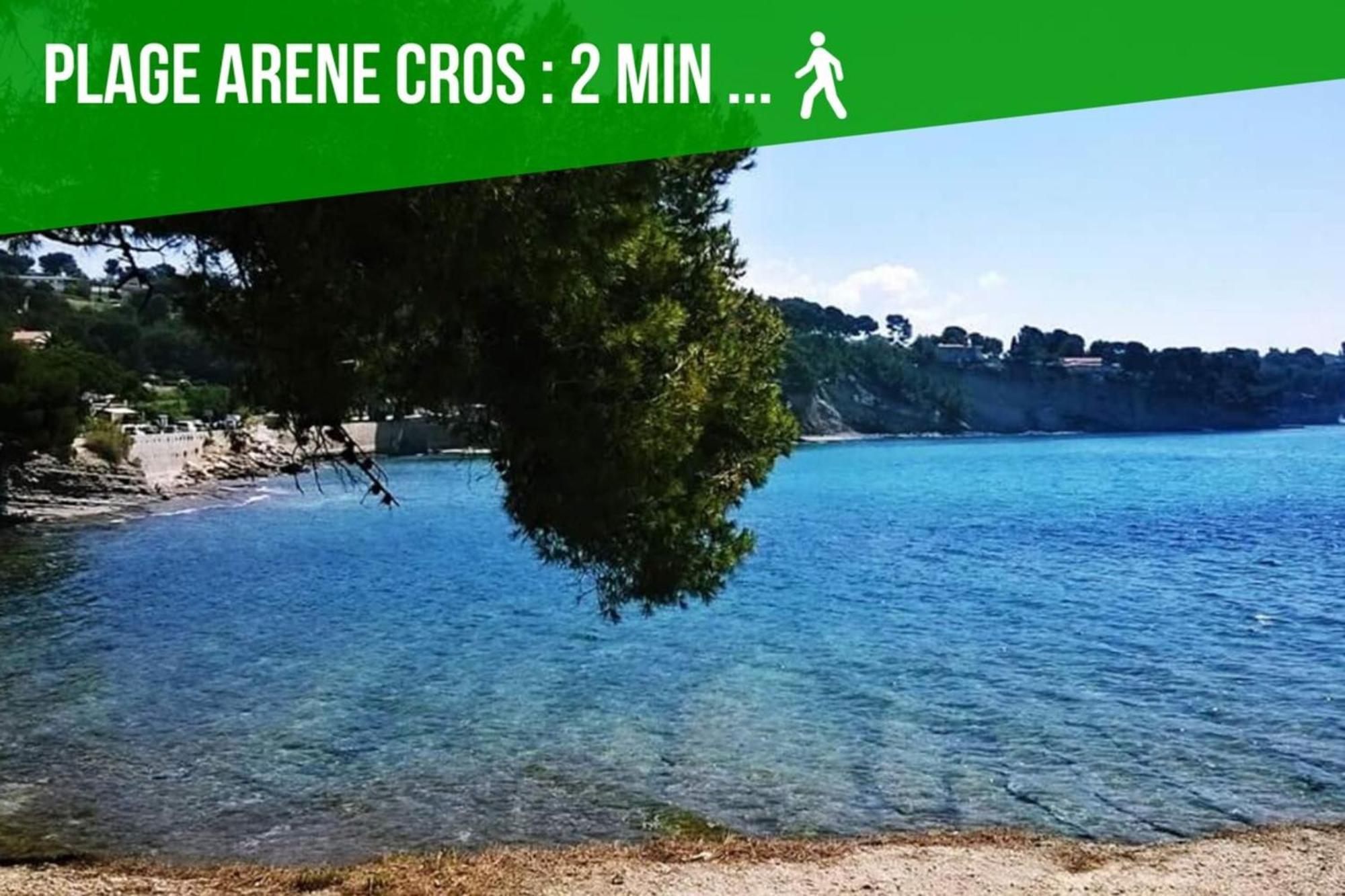 Apartament Cosy La Baie Des Anges - Plage La Ciotat - Classe 3 Etoiles Zewnętrze zdjęcie